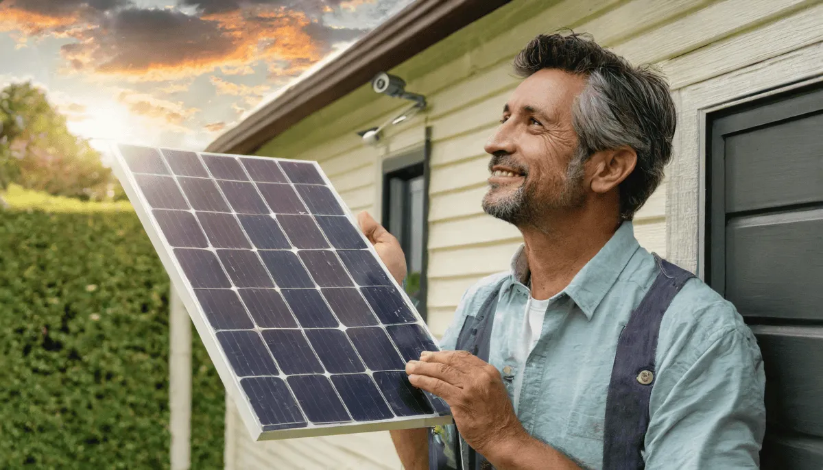 Solar Panel Camera