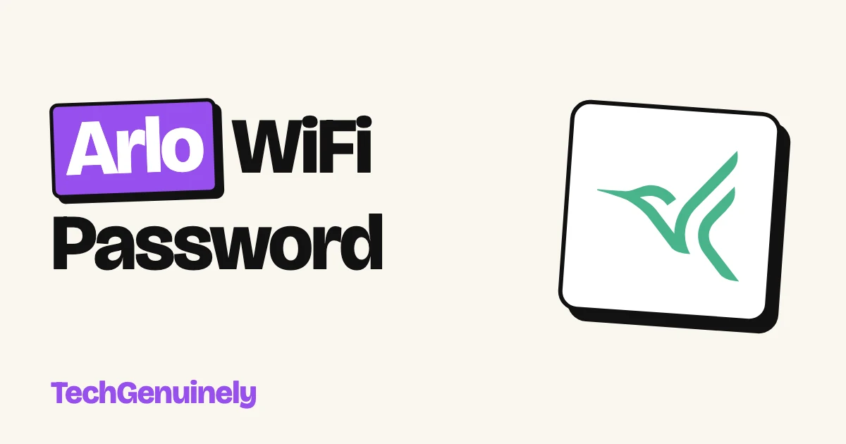 Arlo WiFi Password