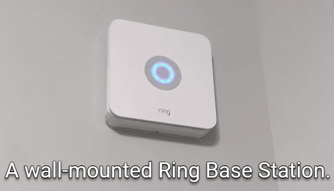 Wall-mounted Ring Base Station