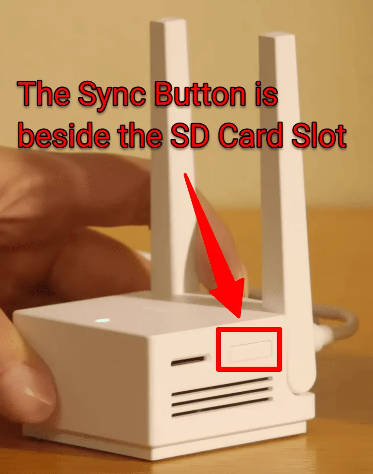 Wyze Base Station Sync Button