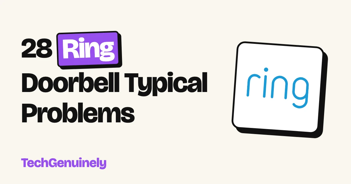 28 Ring Doorbell Typical Problems